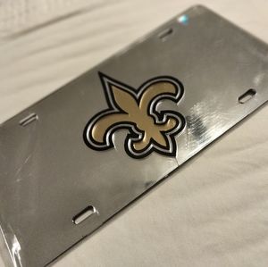 N.O. Saints Logo License Plate